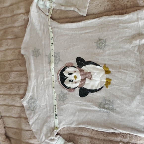 Kids Penguin Graphic Long Sleeve Shirt - Picture 3 of 7